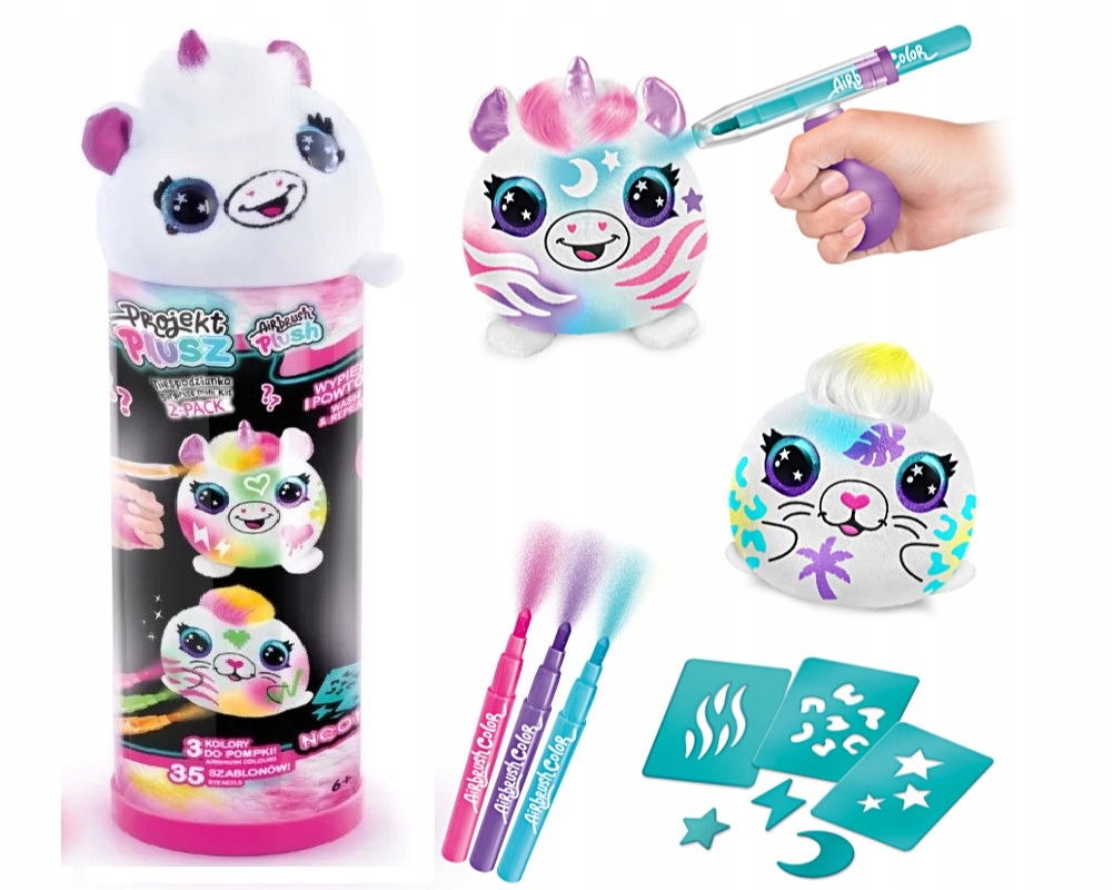 2x Spalvinimo mašina 'Project Plus' su neon pen