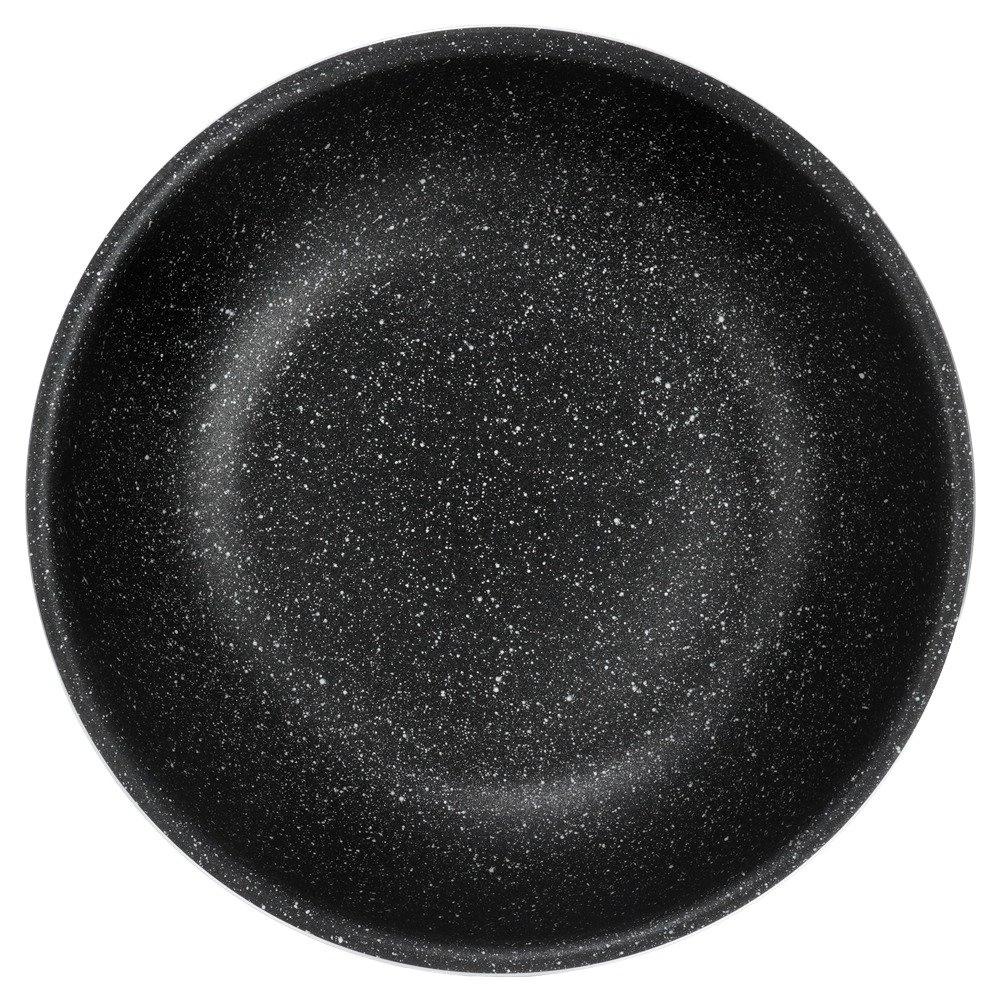 Wok keptuvė su PFLUON GRANIT danga, juoda, 26 cm 2