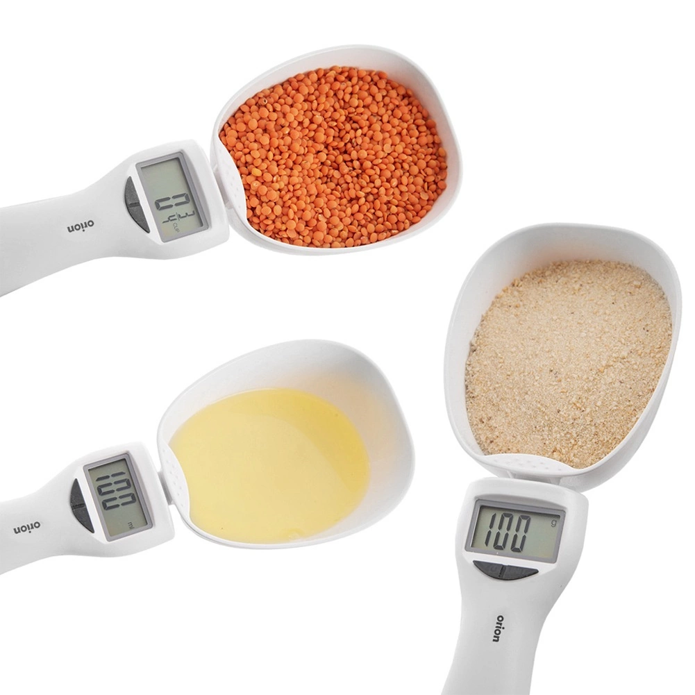 Skaitmeninės virtuvinės svarstyklės šaukšto formos 1 kg 270 ml 2