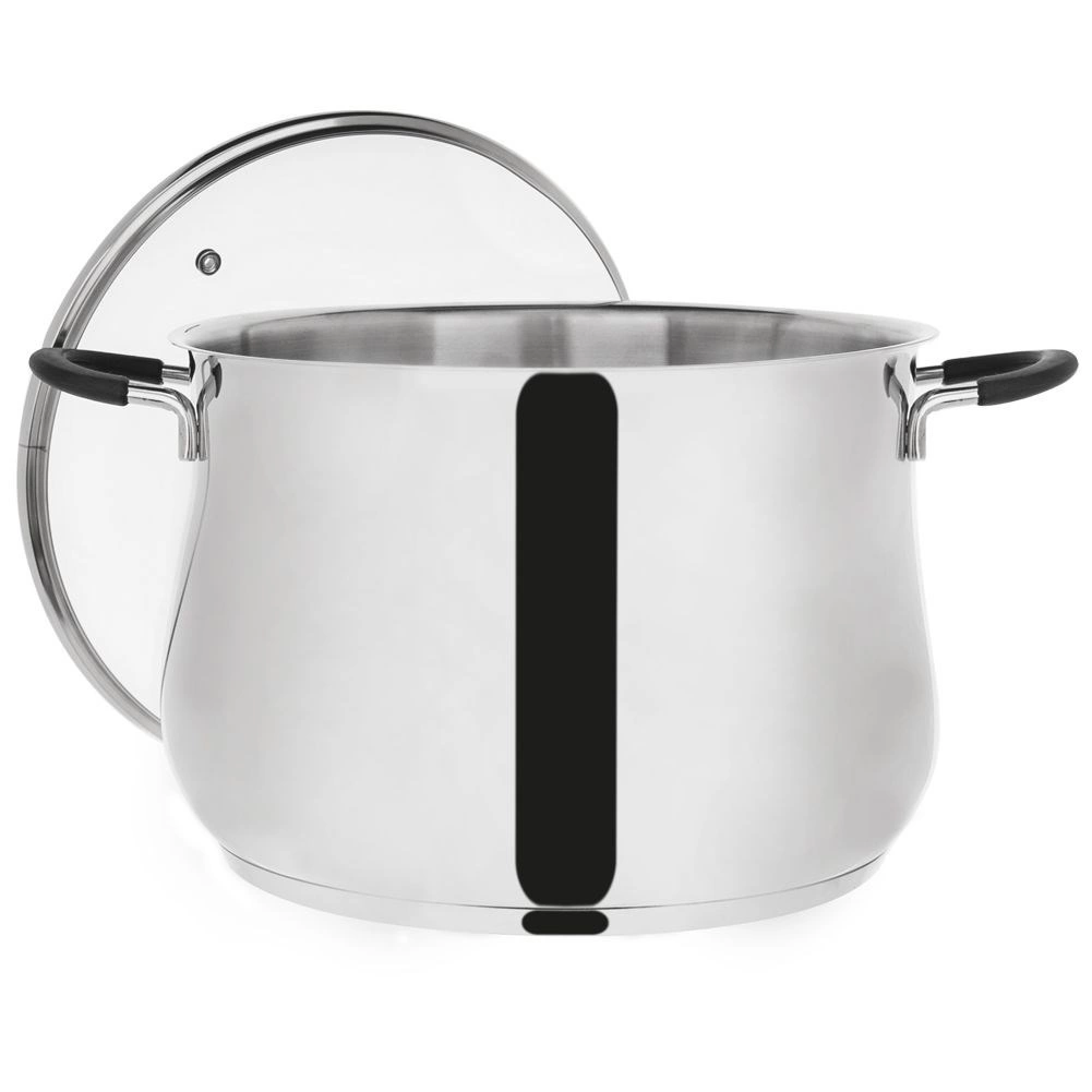 Nerūdijančio plieno puodas su dangčiu 26 cm, 10,6 l