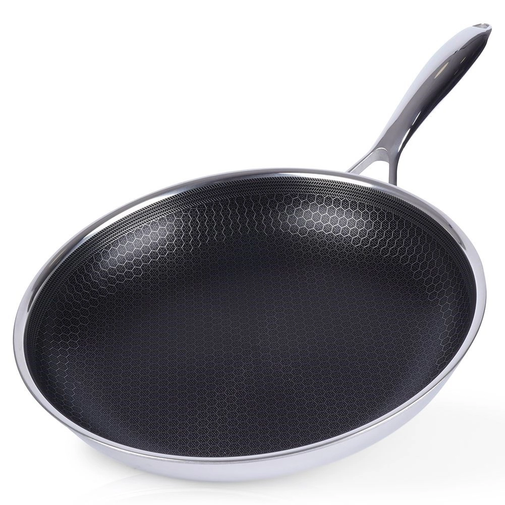 Keptuvė nerūdijančio plieno 28 cm