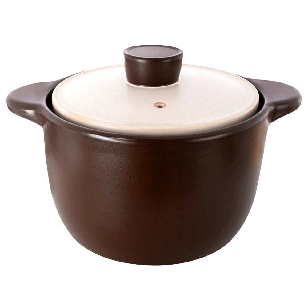 Keraminis puodas su dangčiu, 6,9 l, rudas, Ø 24 cm 2