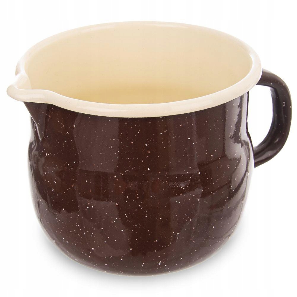 1,2 l emaliuotas puodelis su rankena