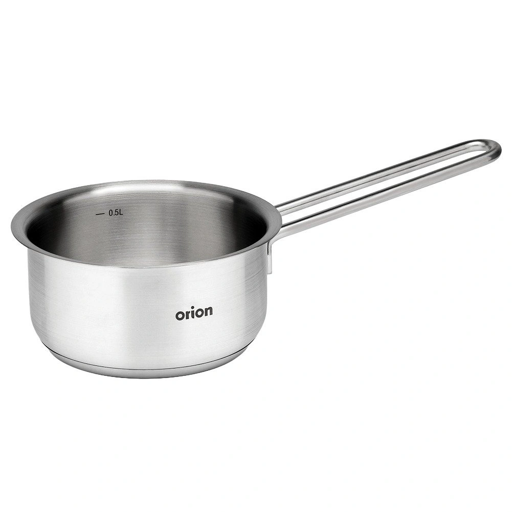 Nerūdijančiojo plieno prikaistuvis su aliumininiu dugnu, sidabrinis, 12 cm, 600 ml 2