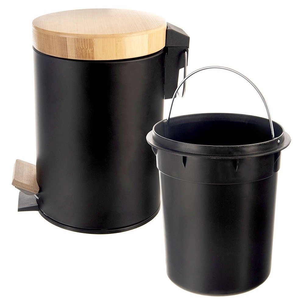 Šiukšlių dėžė 3 l juoda 3