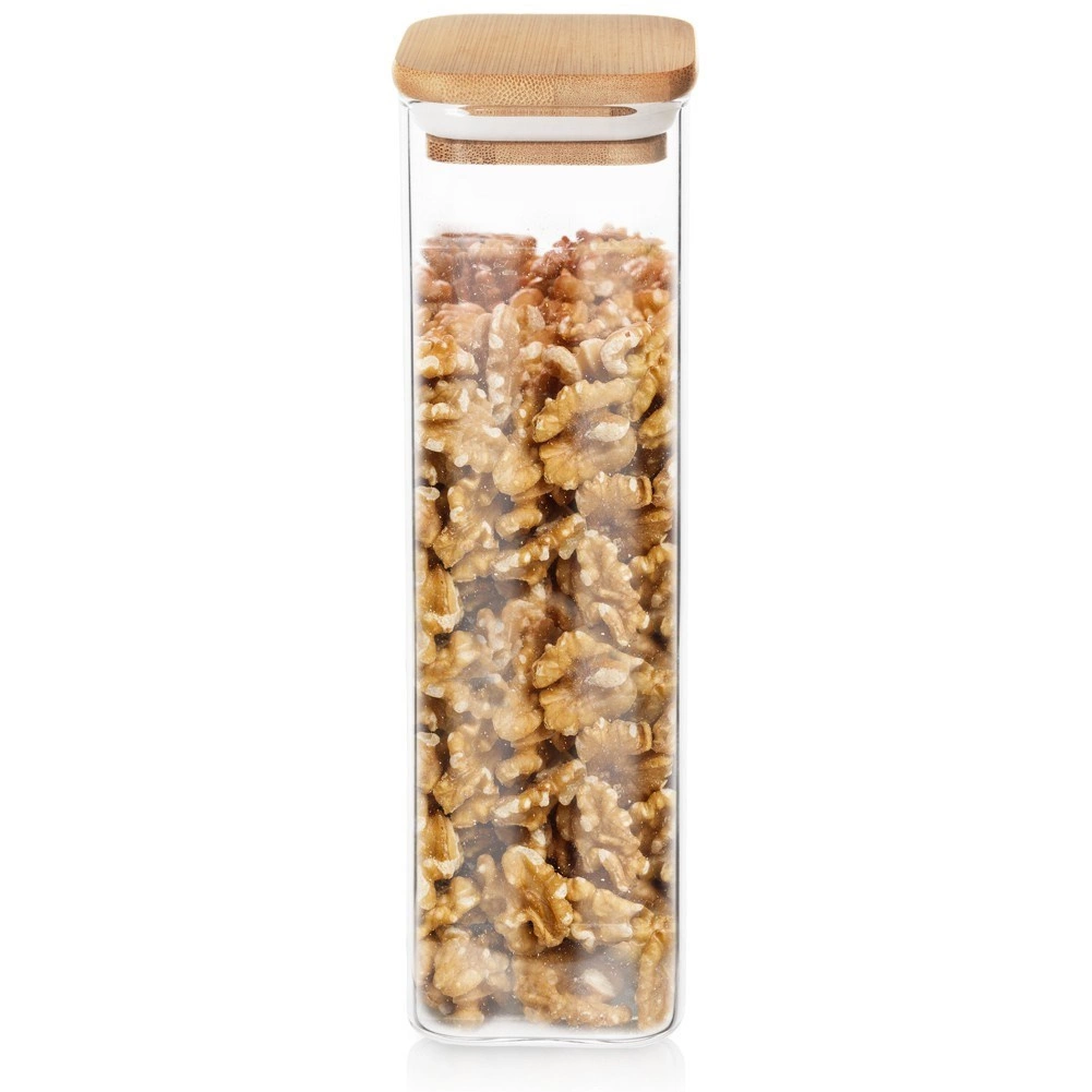 Kvadratinis stiklinis maisto indas 600 ml