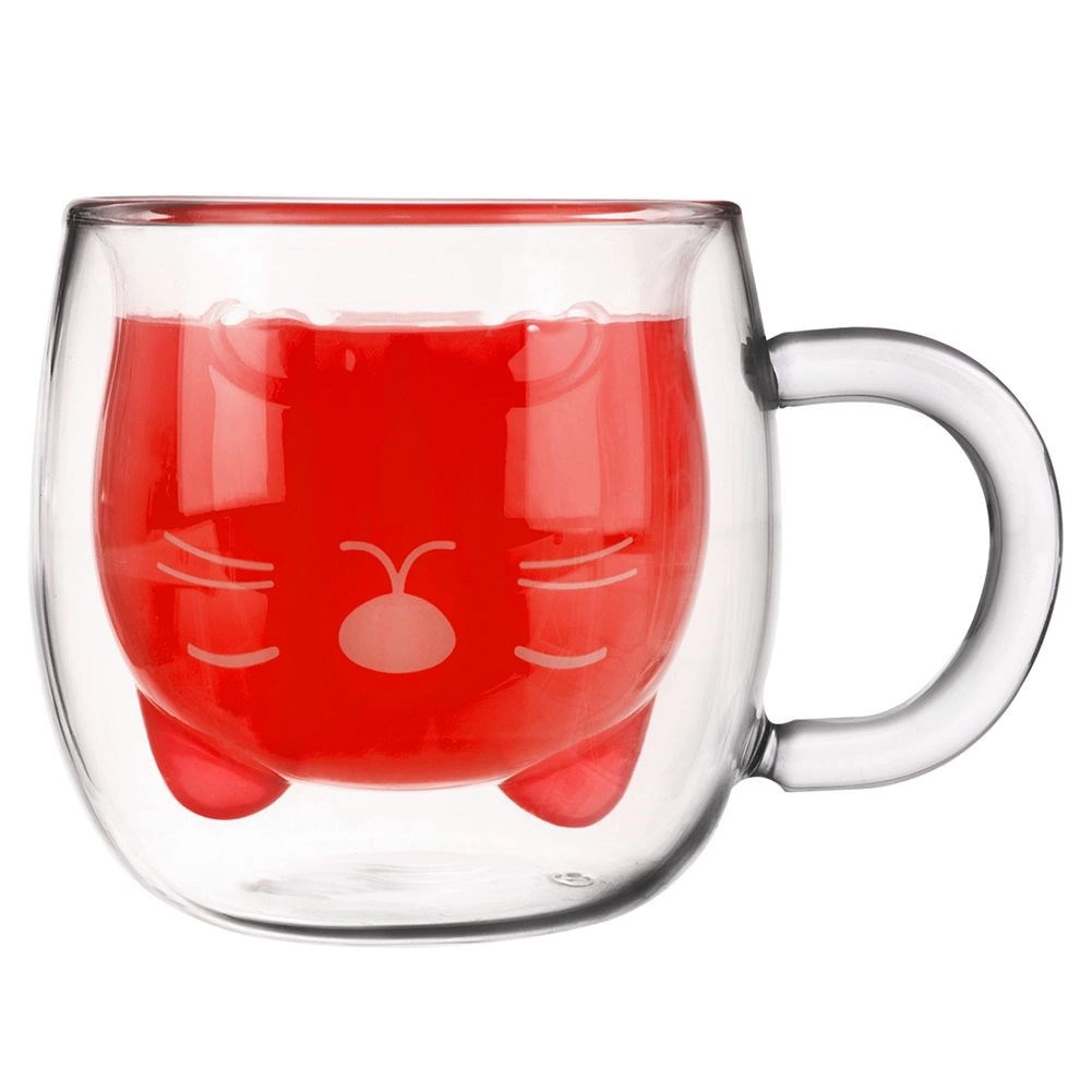 Dvigubos sienelės stiklinė 270 ml 3