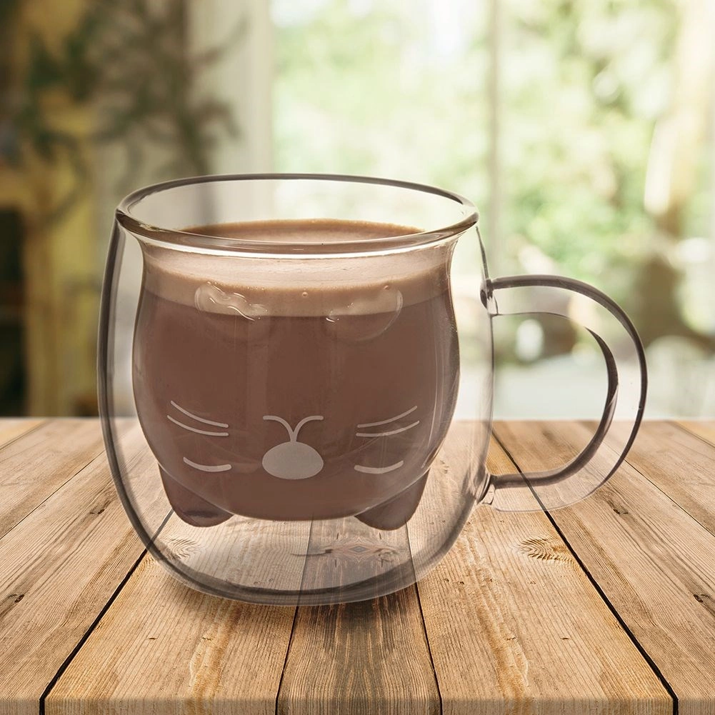 Dvigubos sienelės stiklinė 270 ml