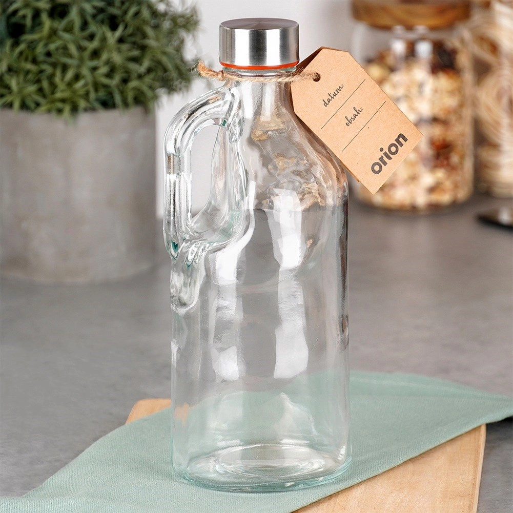 Stiklinis butelis su rankena 1,15 l