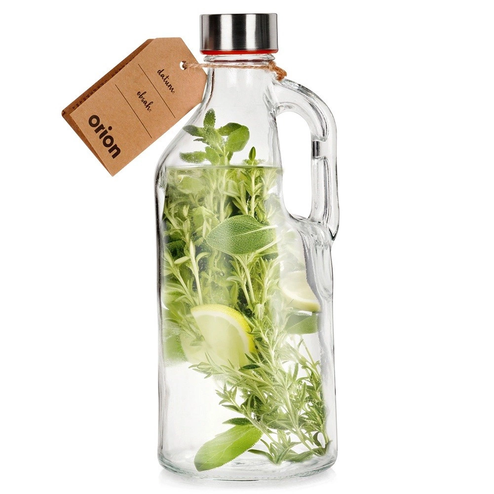Stiklinis butelis su rankena 1,15 l