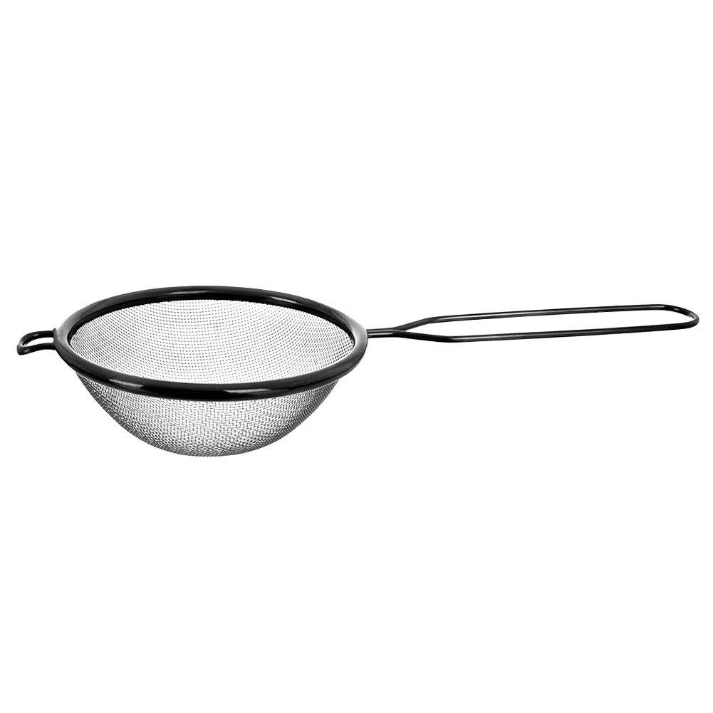 Virtuvinis sietelis su smulkiu tinkleliu, juodas, Ø 10 cm 2