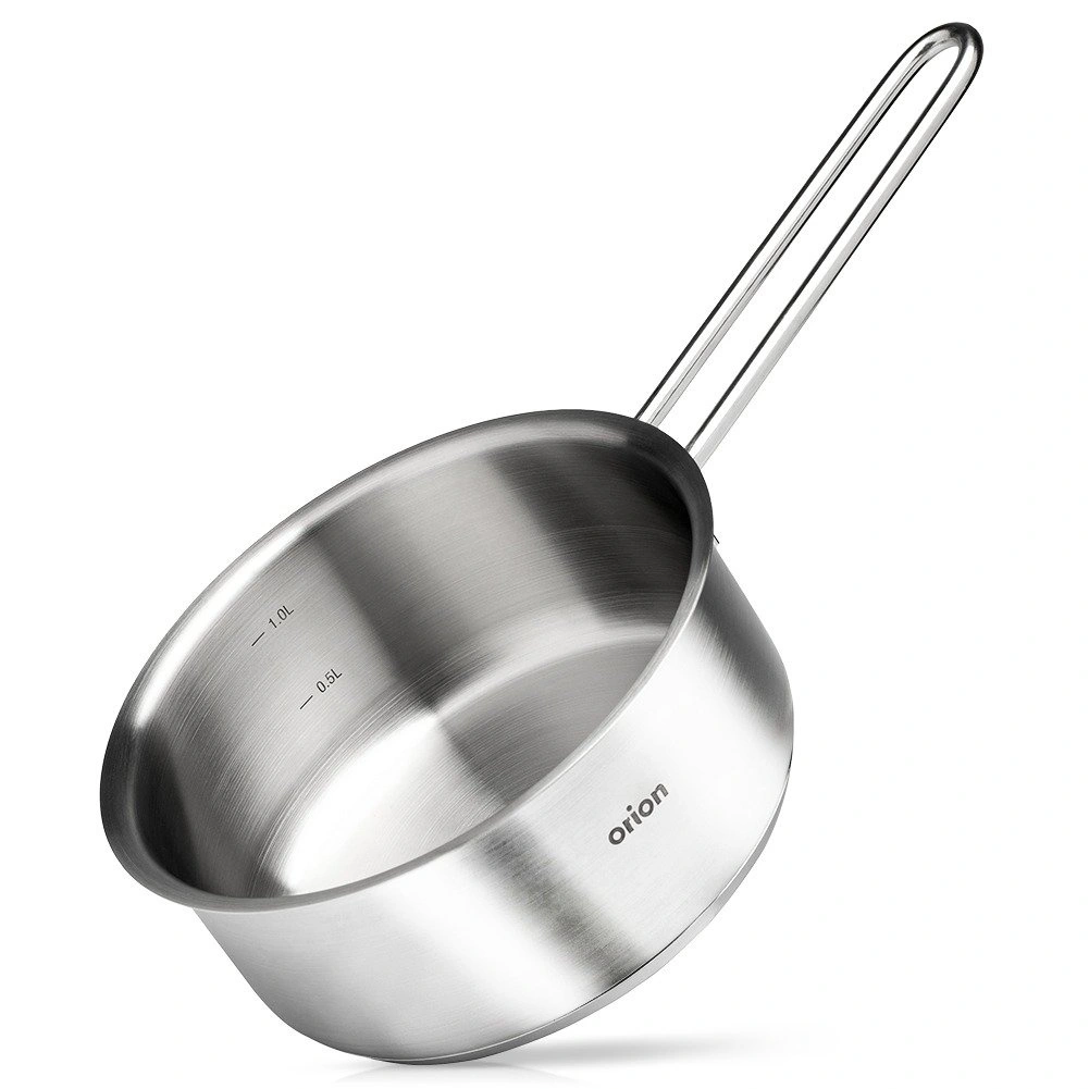 Nerūdijančio plieno puodas, sidabrinis, Ø 16 cm, 1,2 l