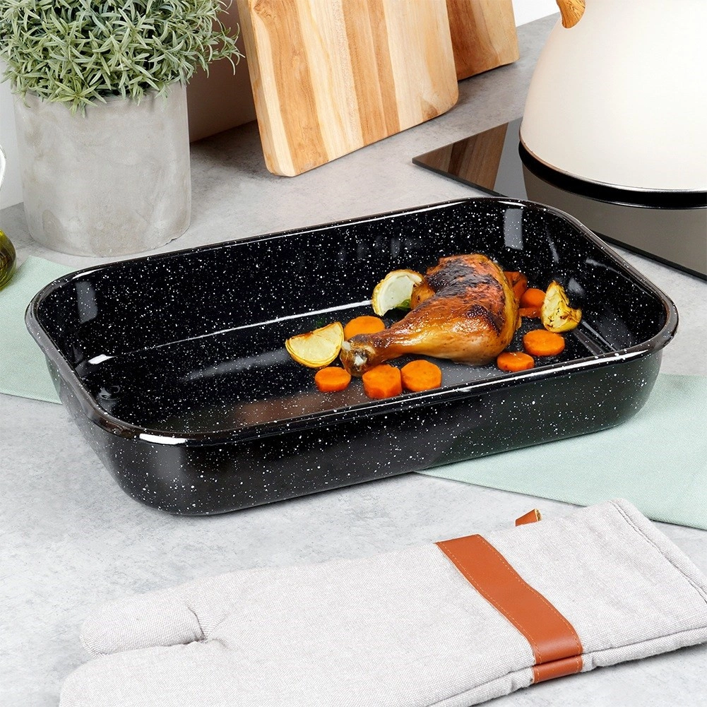 Emaliuota kepimo forma 4,8 l, 38 × 24,5 × 7 cm