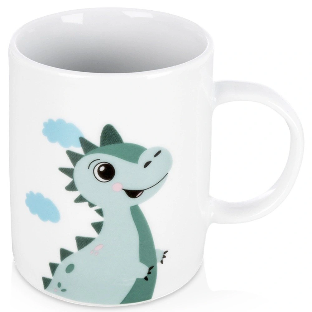 Bērnu porcelāna krūze ar dinozauru motīvu