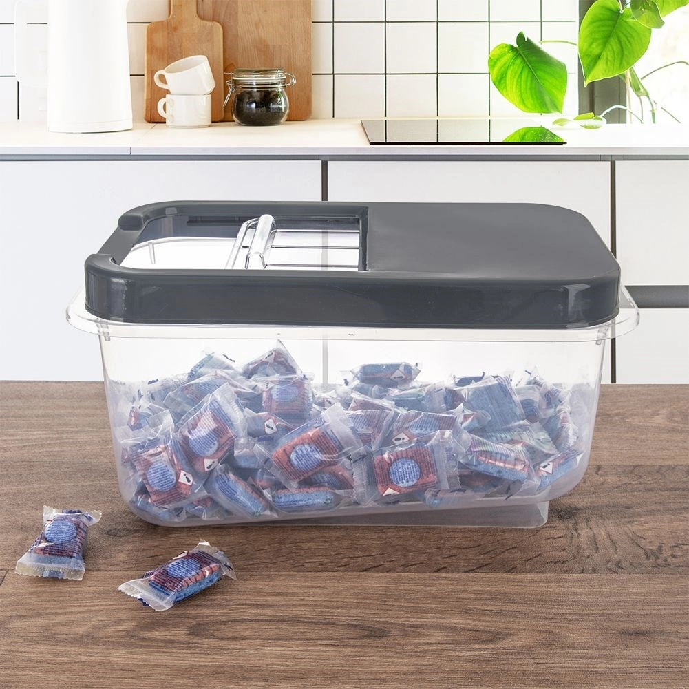Skaidrus plastikinis konteineris 7,5 l