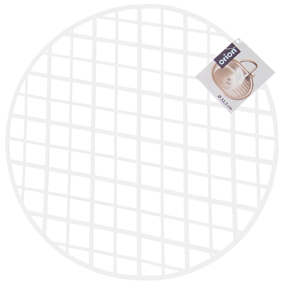 Plautuvės kilimėlis 32,5 cm baltos spalvos 3