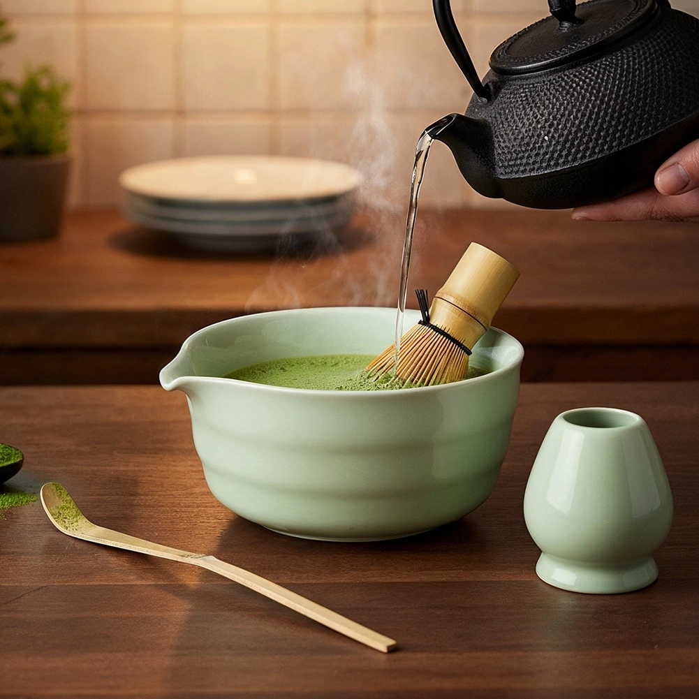 Matcha paruošimo rinkinys žalias 4 vnt.