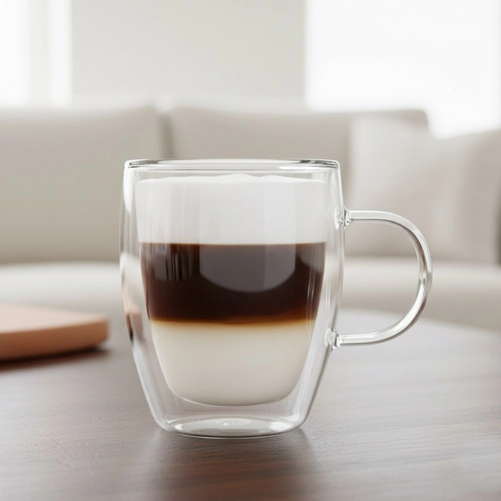 Dvigubų sienelių stiklinė 300 ml 3