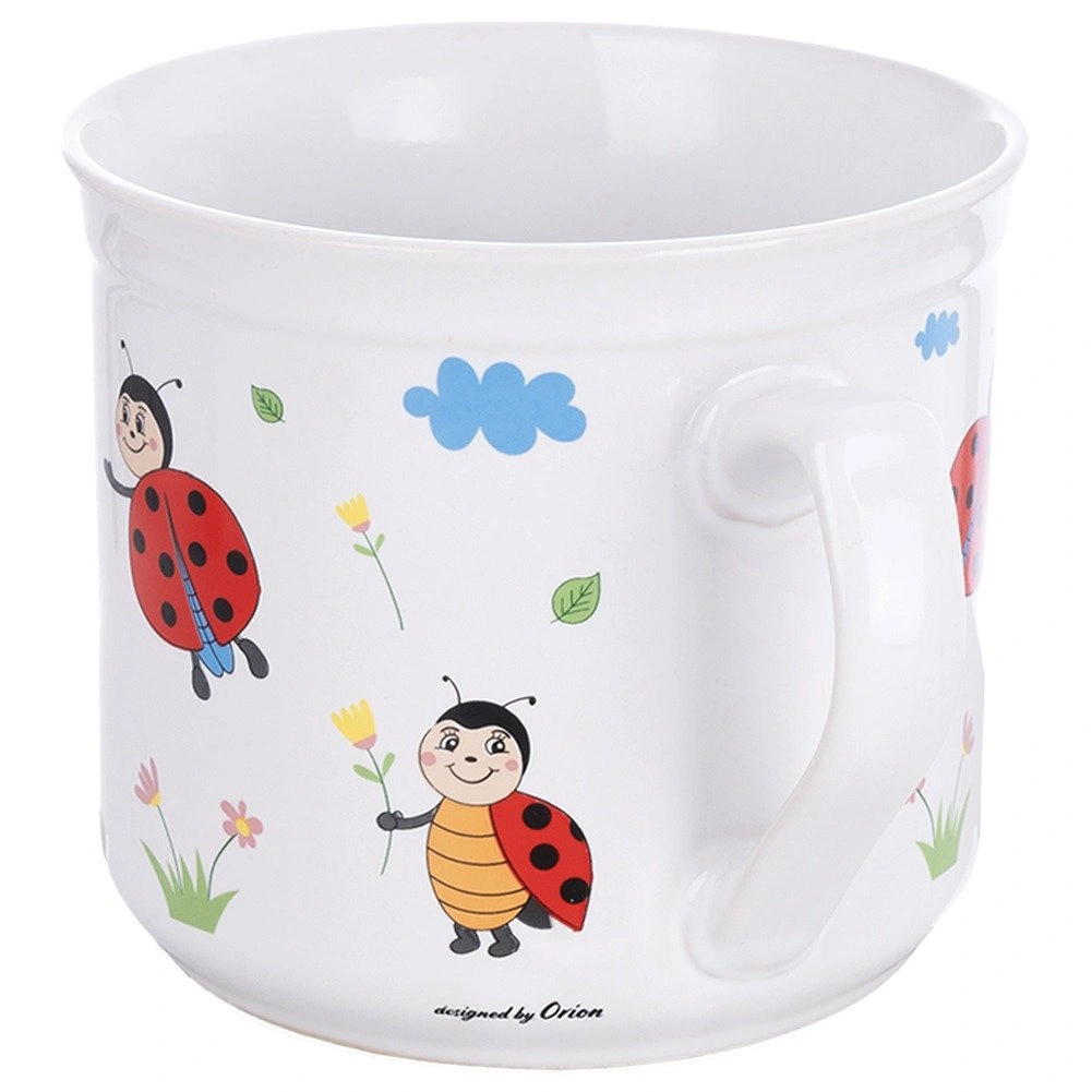 Keraminis puodelis su boružėlių motyvu, 650 ml, įvairiaspalvis, 14 × 11,5 × 10 cm 3