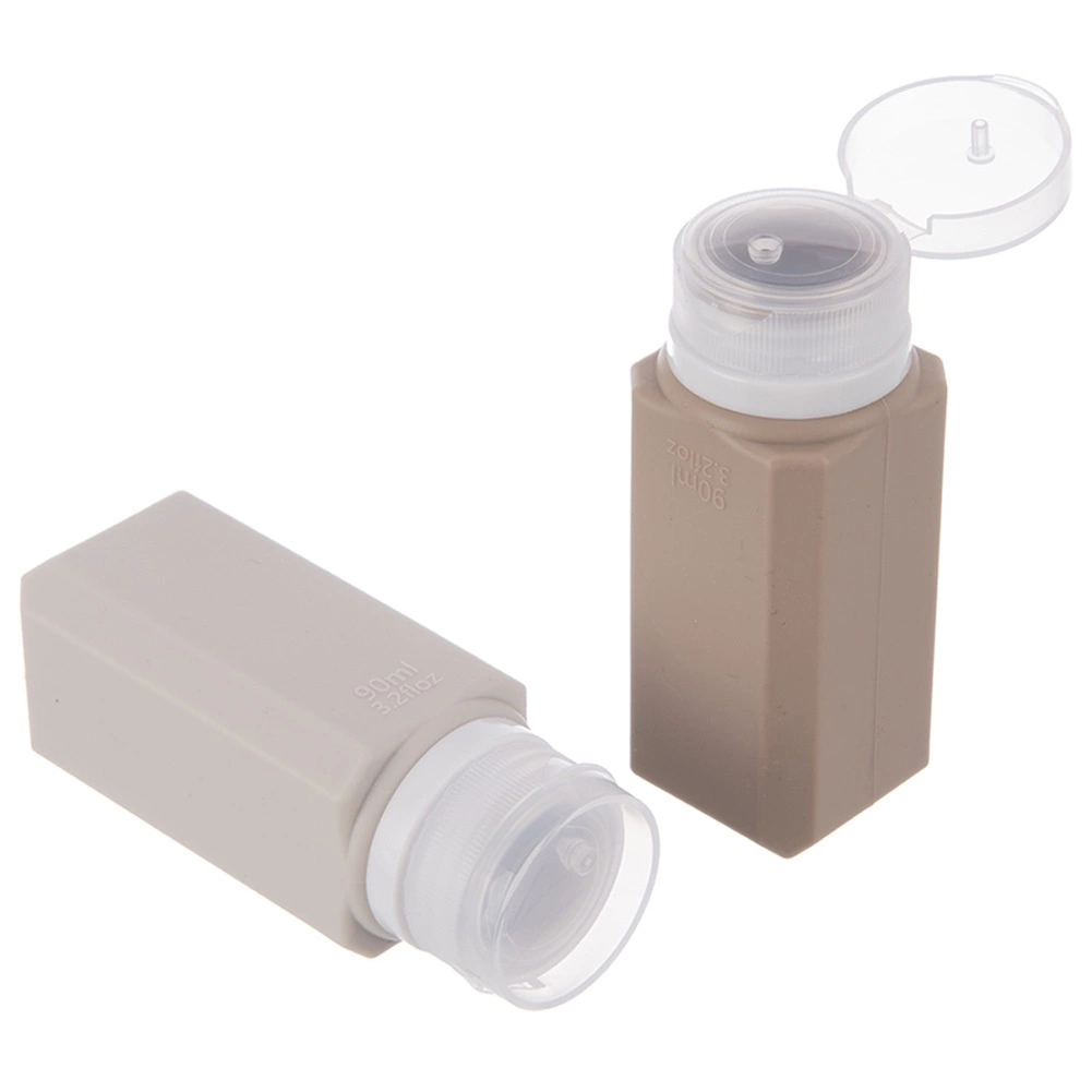 Kelioniniai buteliukai su dėklu, silikoniniai, 90 ml, 5 vnt. 3