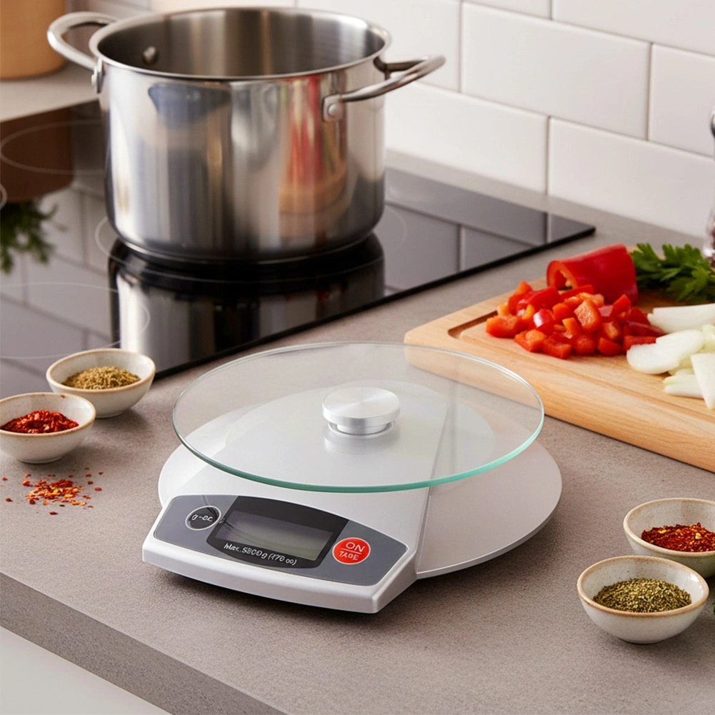 Elektroninis virtuvinės svarstyklės 5 kg