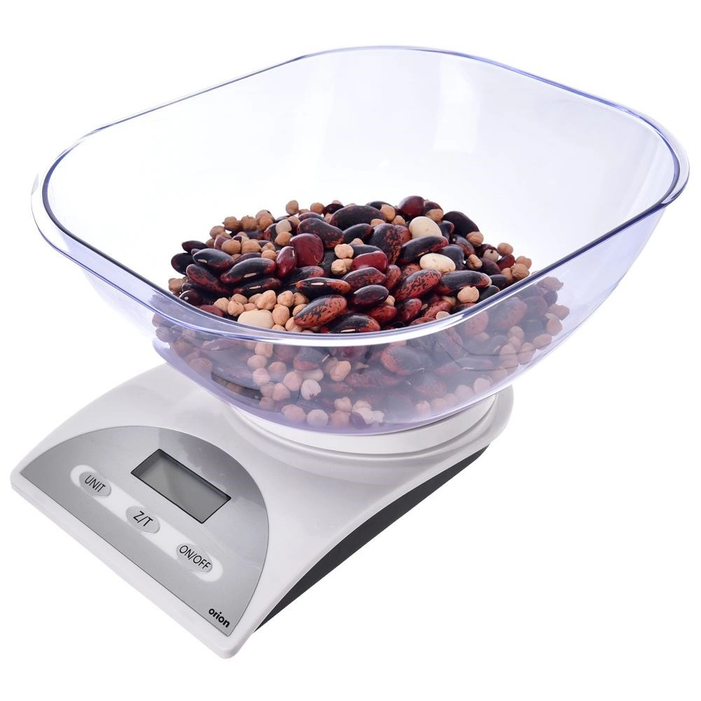Virtuvinės svarstyklės su dubeniu 5 kg