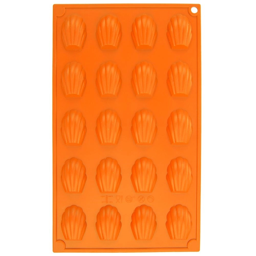 Silikoninė kepimo forma kriauklės formos 29,5 × 17,5 cm 3