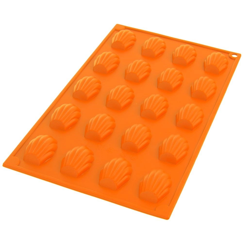 Silikoninė kepimo forma kriauklės formos 29,5 × 17,5 cm 2