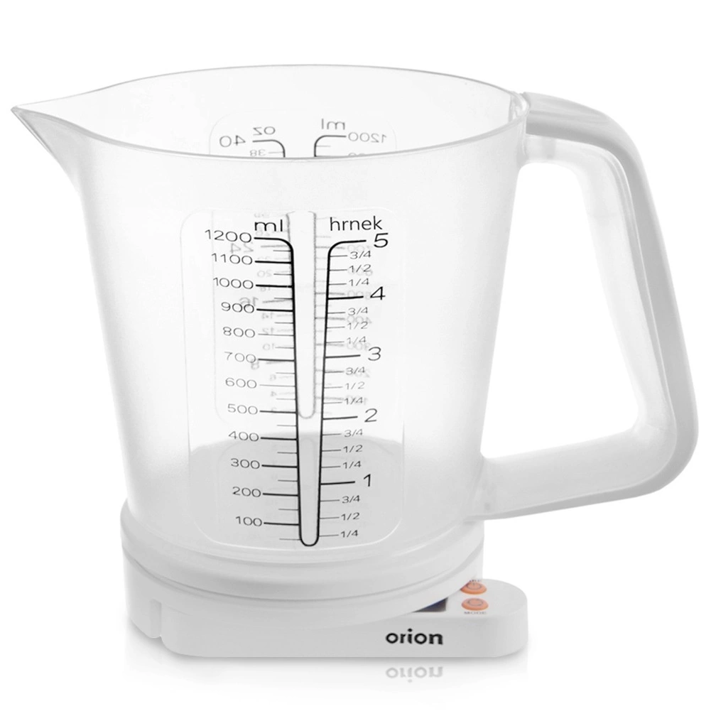 Virtuvinės svarstyklės su matavimo ąsočiu 5 kg 1,2 l