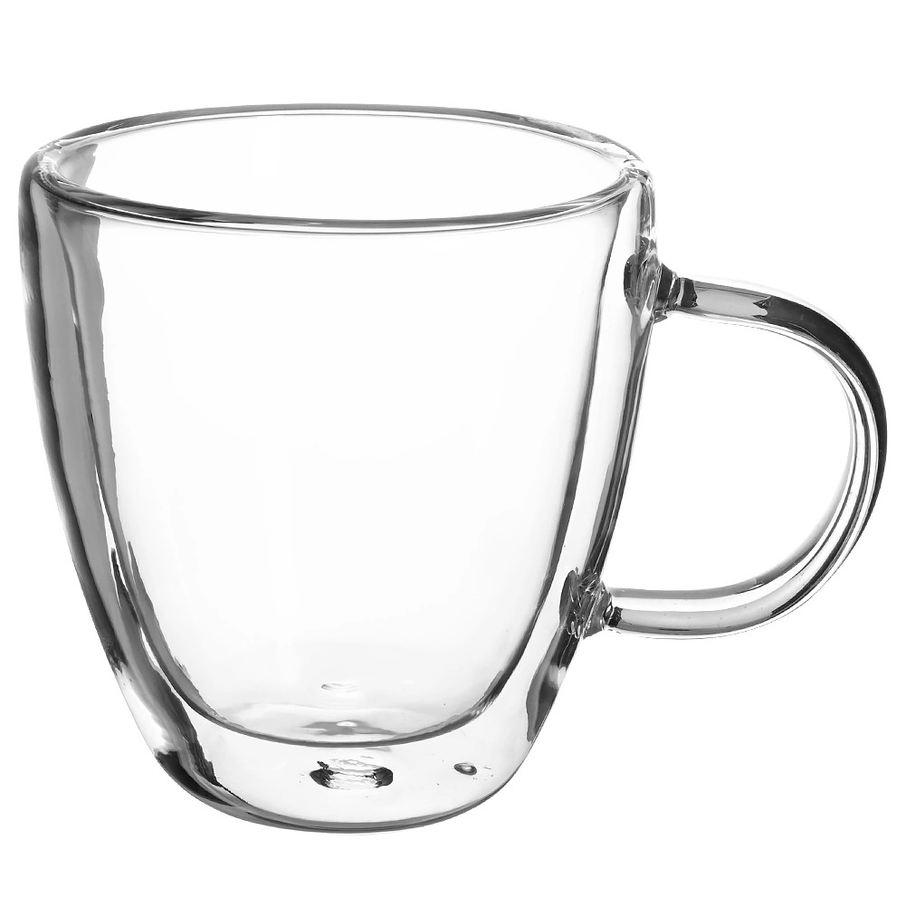 Dvigubos sienelės stiklinė 180 ml 2