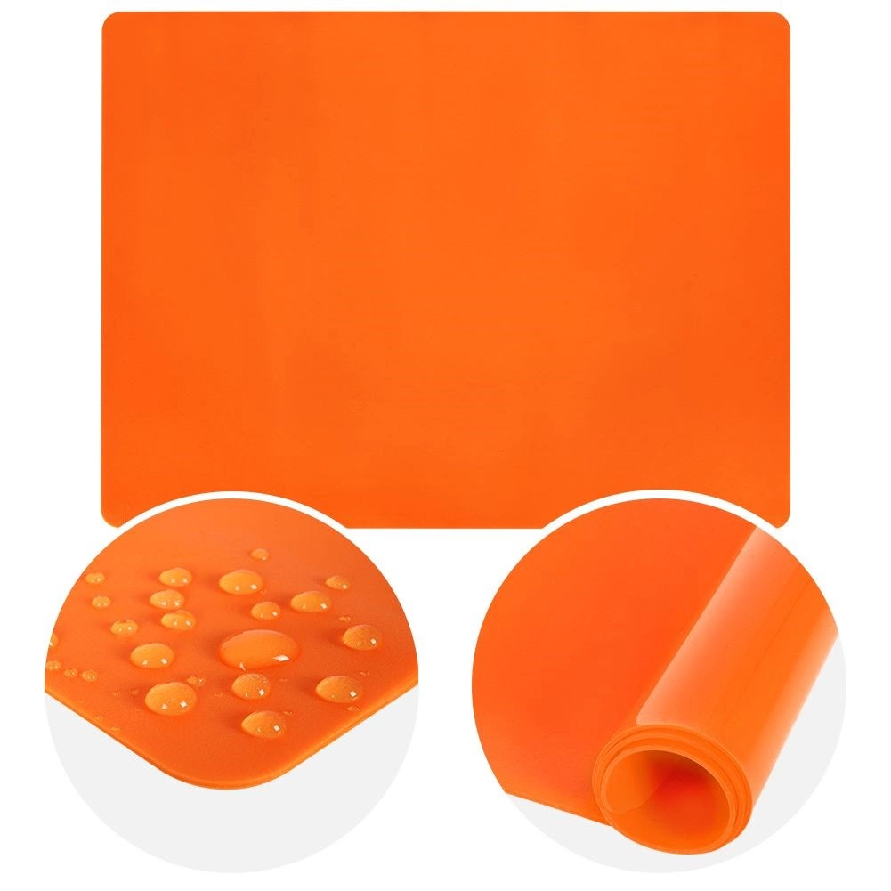 Kepimo kilimėlis silikoninis 40 × 30 cm oranžinis