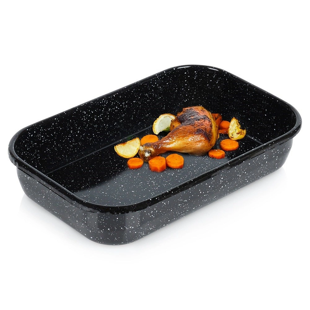 Kepimo skarda emaliuota stačiakampė 3,4 l, 34 × 22 × 6,5 cm