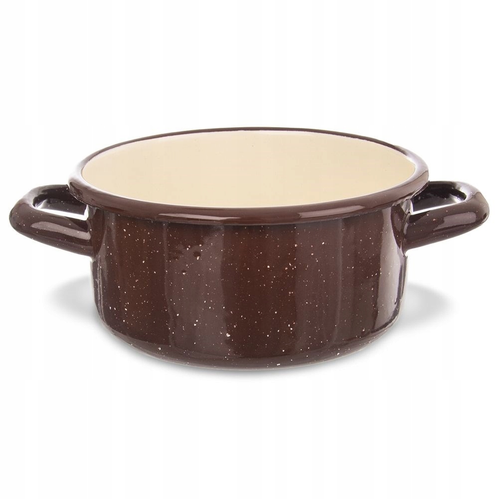 1 l bronze emaliuotas puodas