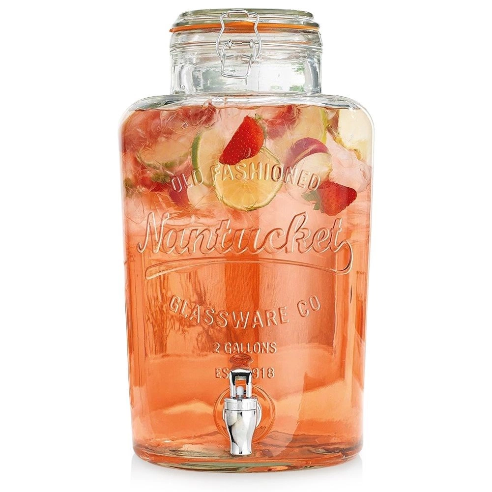 Gėrimų stiklainis su kraneliu 6,7 l