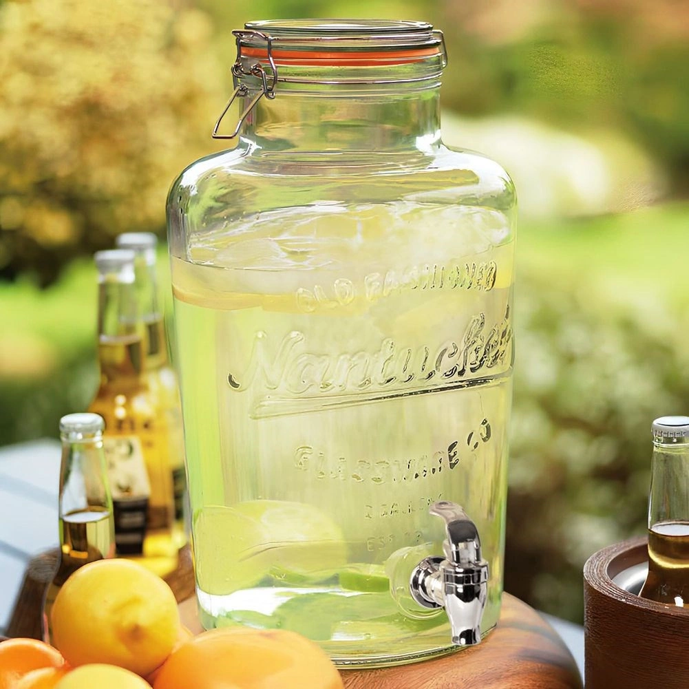 Gėrimų stiklainis su kraneliu 6,7 l