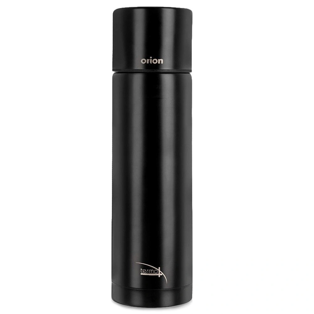 Termosas su puodeliu, juodas, 500 ml
