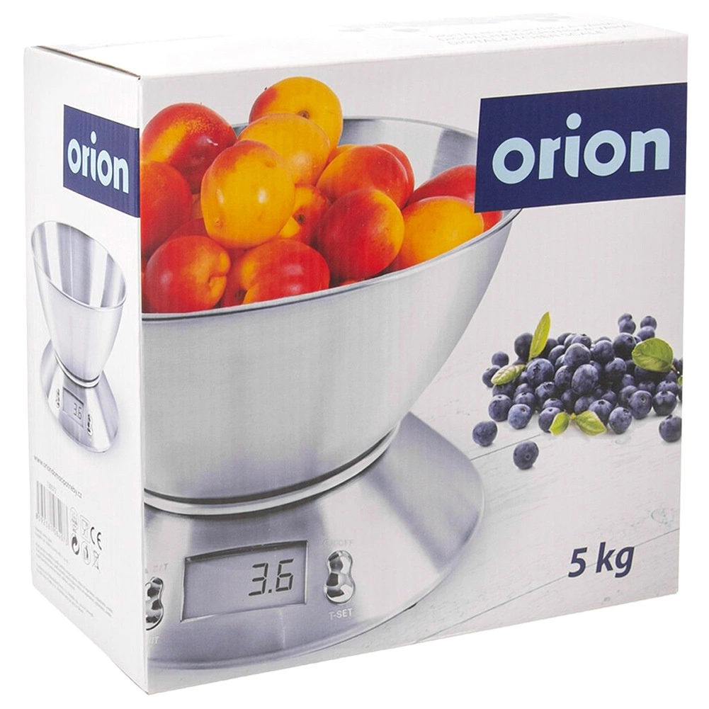 Virtuvinės svarstyklės su nuimama dubeniu 5 kg, 2,2 l 3