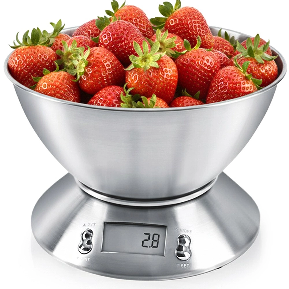 Virtuvinės svarstyklės su nuimama dubeniu 5 kg, 2,2 l