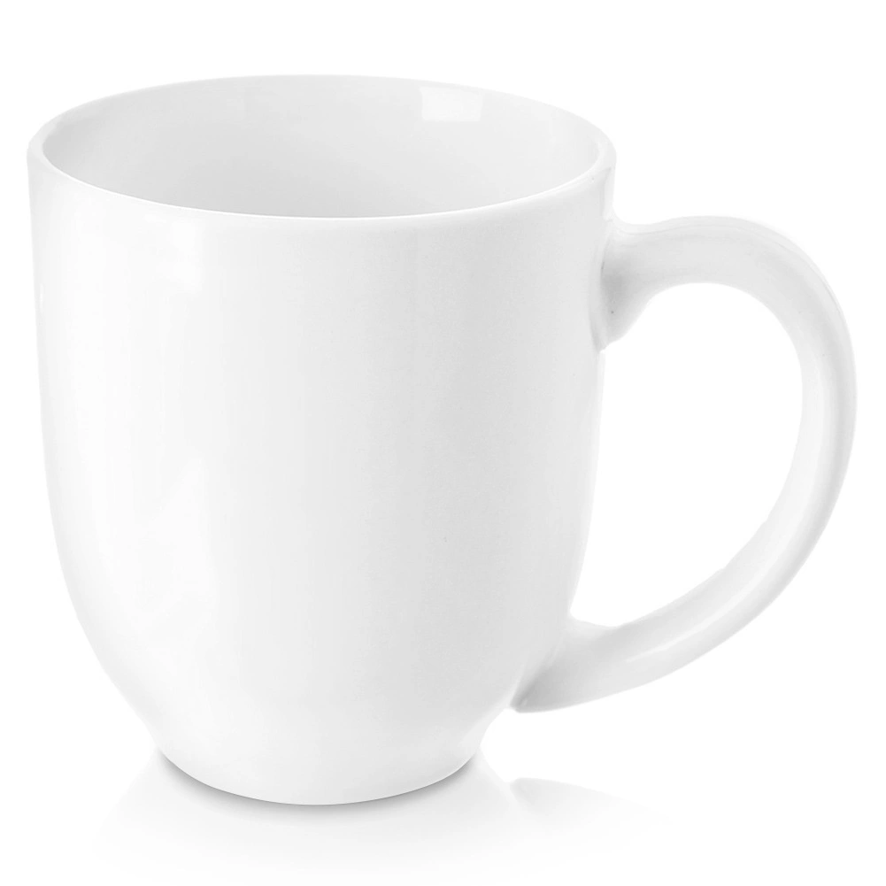 Puodelis porcelianinis baltas 450 ml