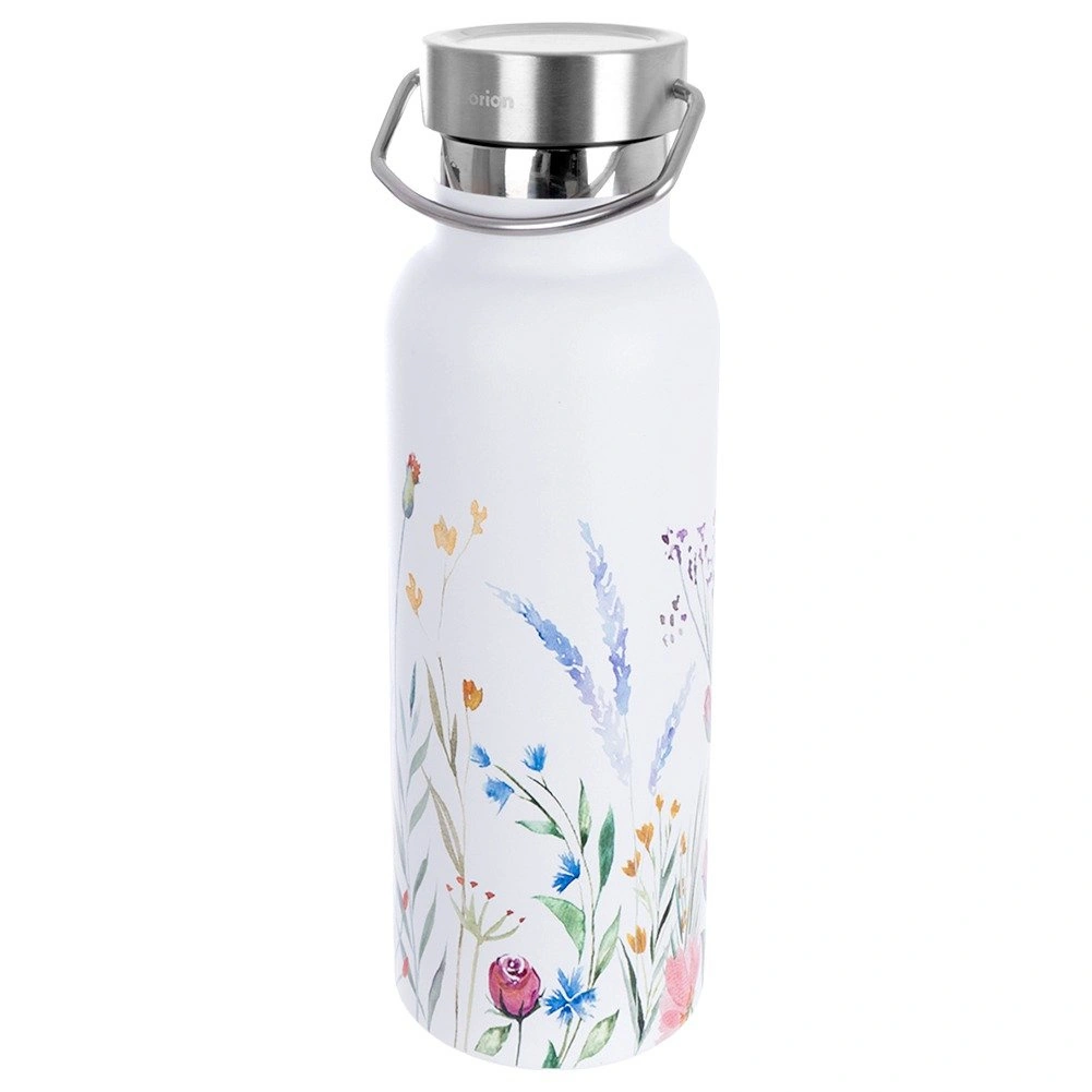 Termosas butelio formos, 560 ml, baltas, 7,5 × 7,5 × 22 cm 2
