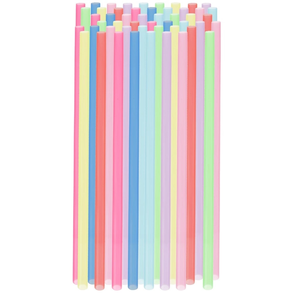 Gėrimų šiaudeliai 22 cm 50 vnt.