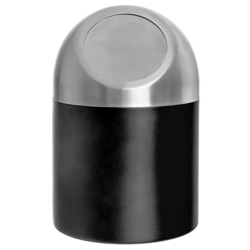 Šiukšliadėžė juoda 1,2 l 2
