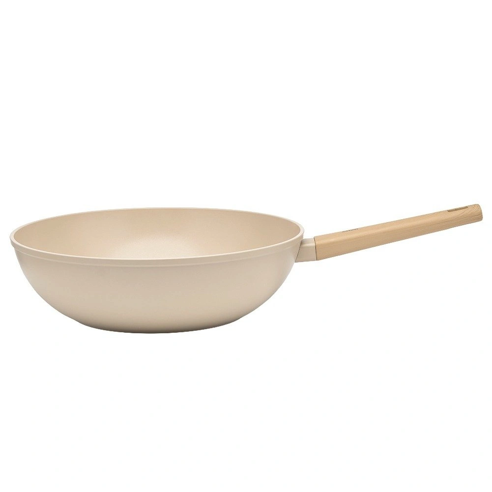 Wok panna ar keramisko pārklājumu, smilškrāsas, Ø 30 cm 2
