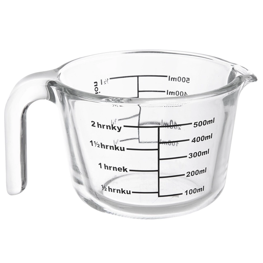 Matavimo ąsotis stiklinis 500 ml 3