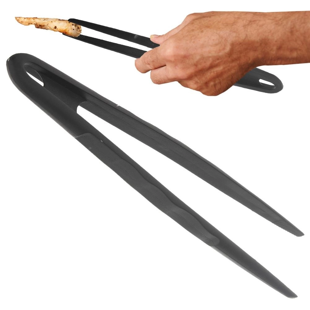 Virtuvinės žnyplės 29 cm juodos