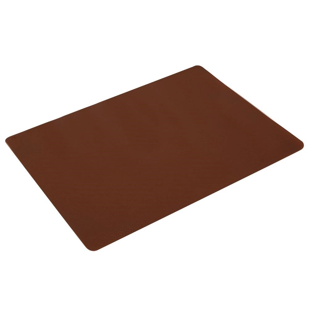 Silikoninis kepimo kilimėlis 40 × 30 cm rudas 2