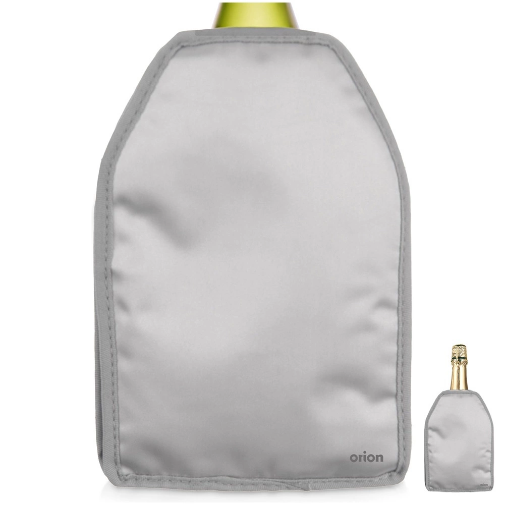 Butelio vėsinimo dėklas 16 × 23 cm sidabrinis