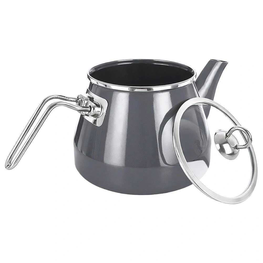Emaliuotas virdulys 1,6 l, pilkas, 26 × 17 × 17 cm 2