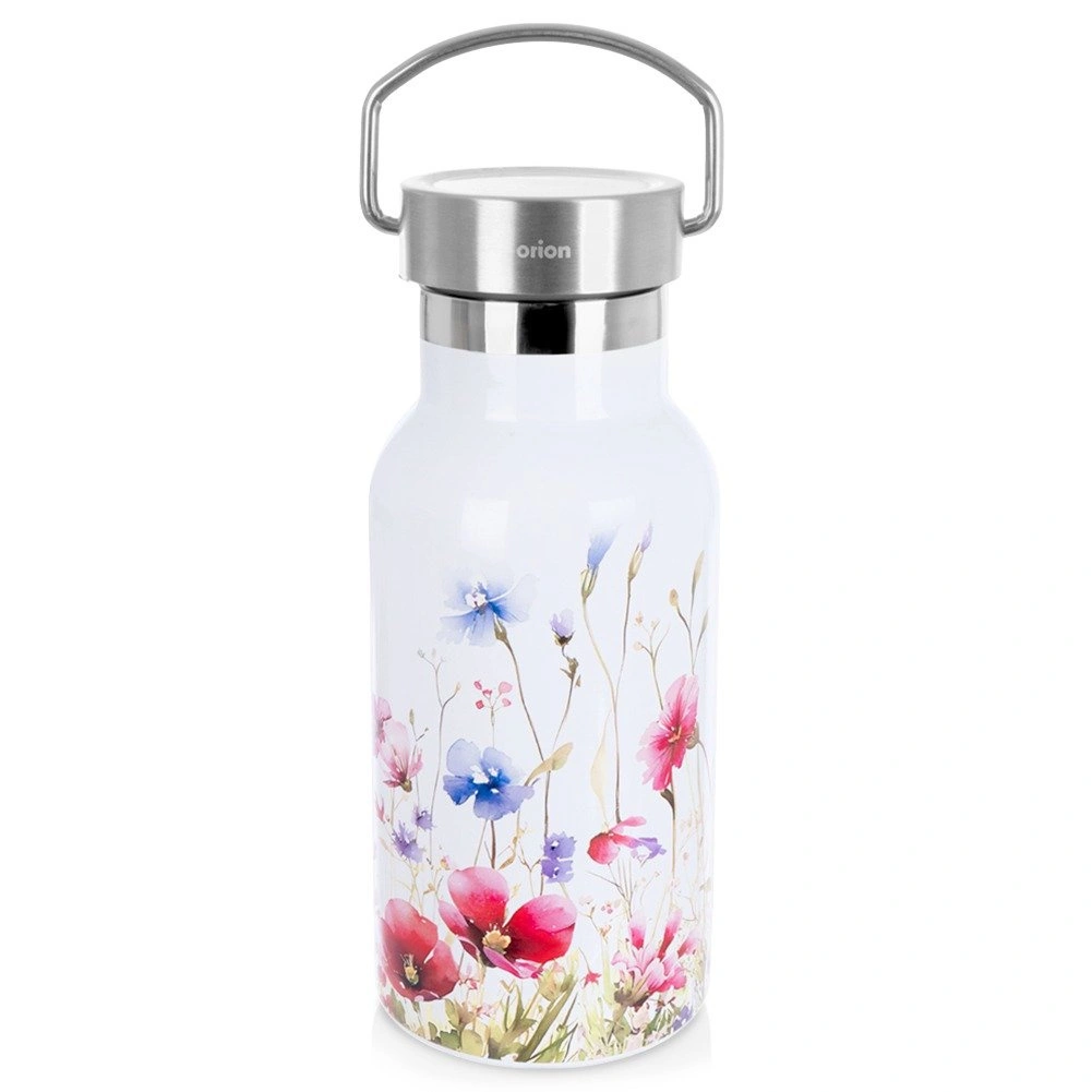 Termosas 400 ml, baltas, 7,5 × 7,5 × 17,5 cm