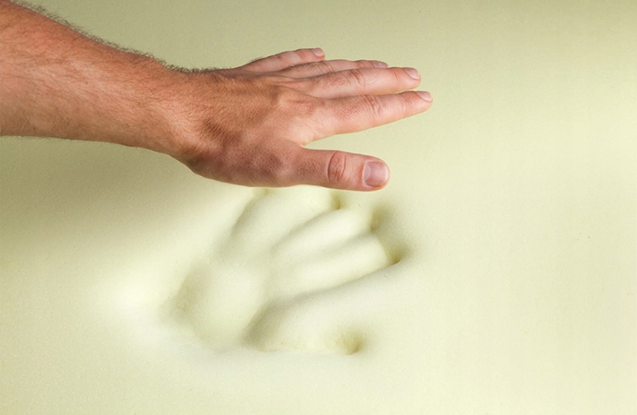 Antčiužinis su bambuko memory putomis 80x200 cm